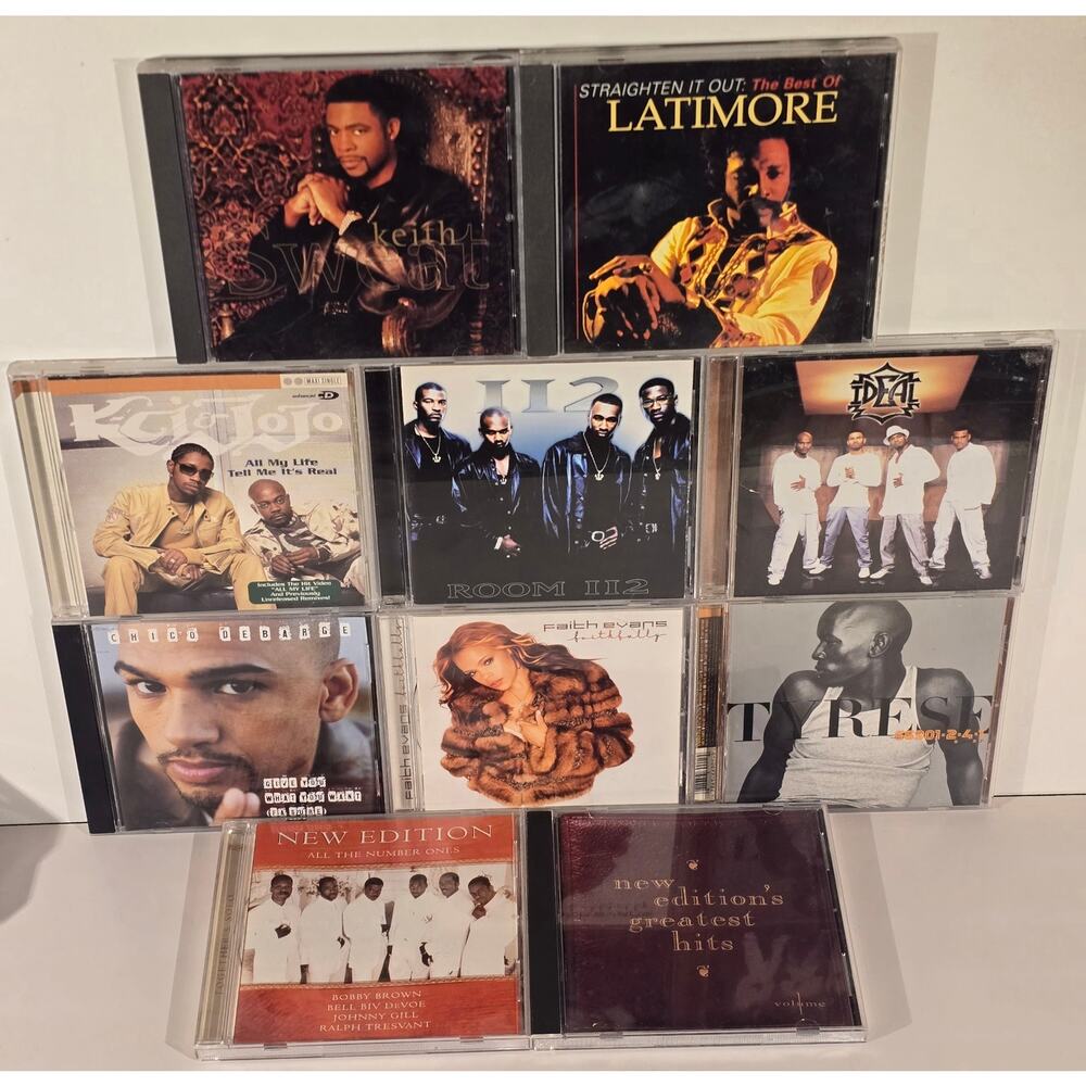 Keith Sweat New Edition 112 R&B CD Lot of 10